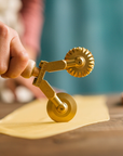 Dual Brass Pasta Wheel