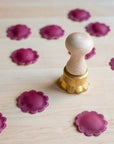 Brass Flower Ravioli Stamp