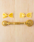 Leftover: Double Brass Fluted Pasta Wheel