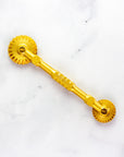 Leftover: Double Brass Fluted Pasta Wheel