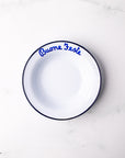 Leftover: Italian Phrase Enamel Bowl