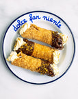Leftover: Italian Phrase Dessert Plates