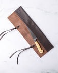 Italian Leather Knife Roll