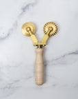 Leftover: Dual Brass Pasta Wheel