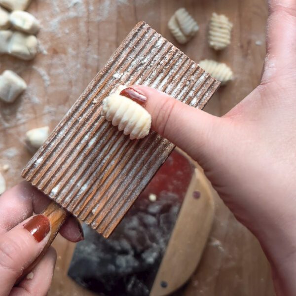 Olive Wood Gnocchi Board