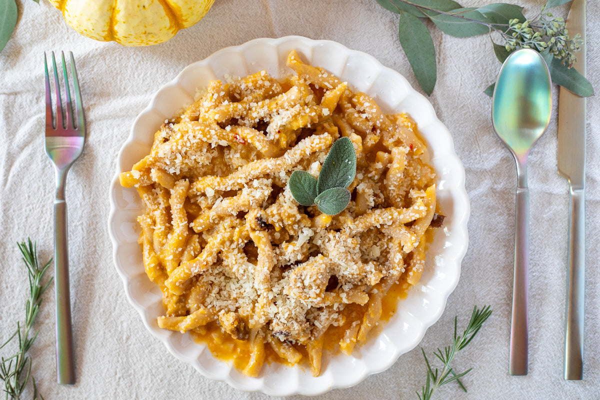 Butternut Squash, Sausage & Sage Pasta