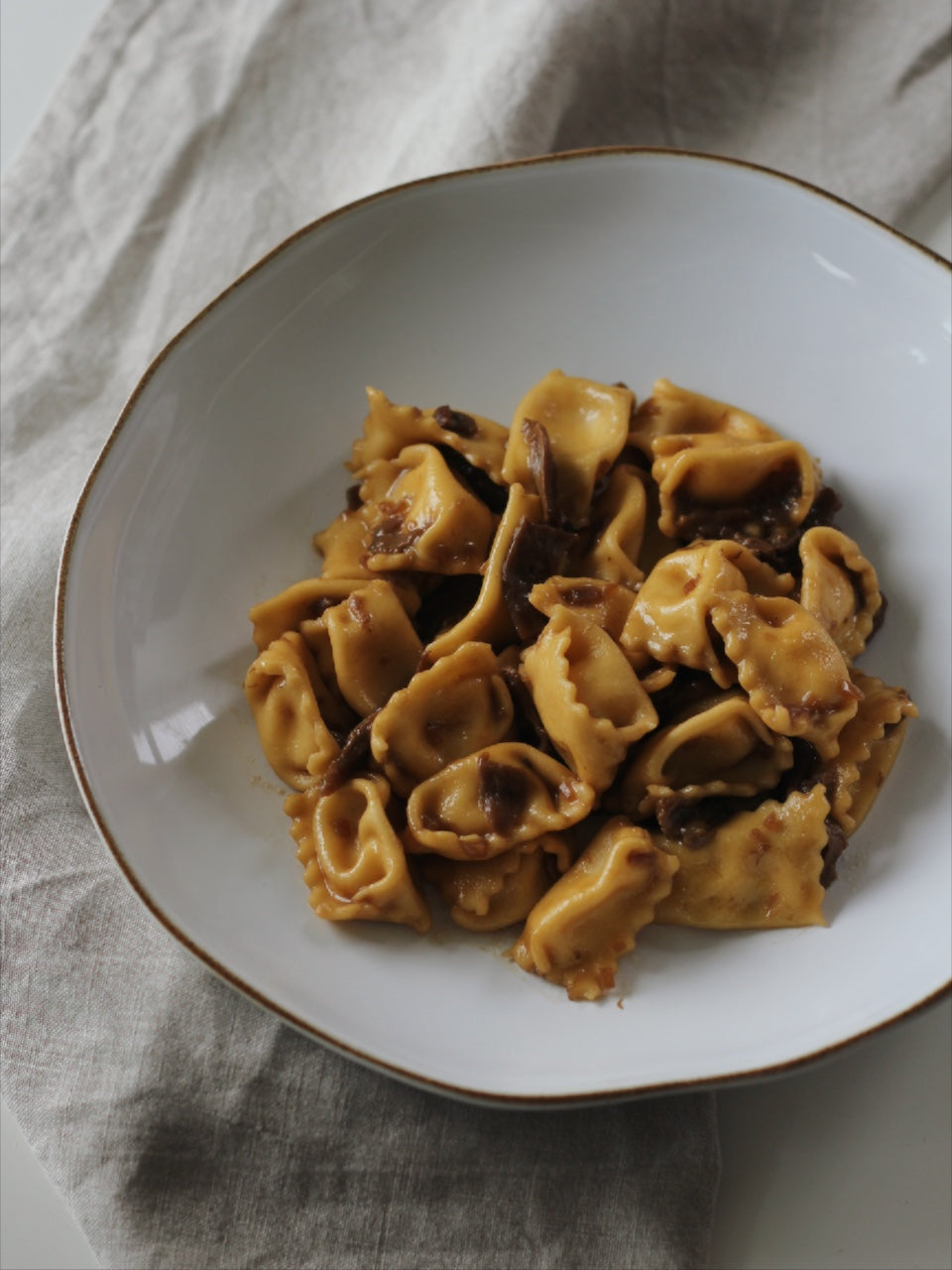 Ricotta truffle agnolotti del plin - q.b. cucina - Julia Yesberg