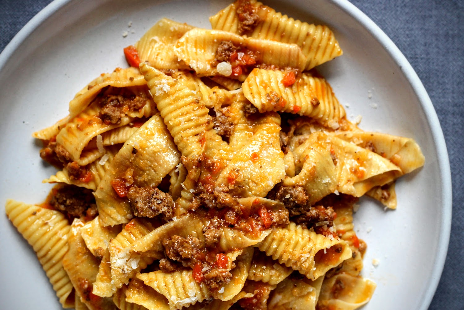 Garganelli ragu bolognese