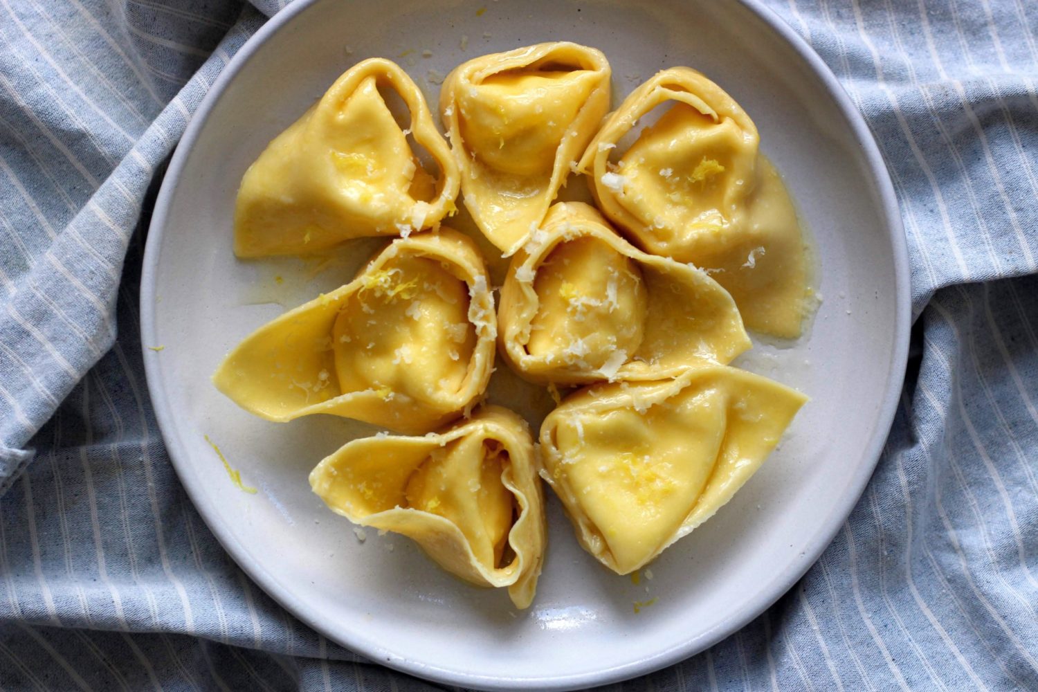 Lemon Ricotta Tortelloni