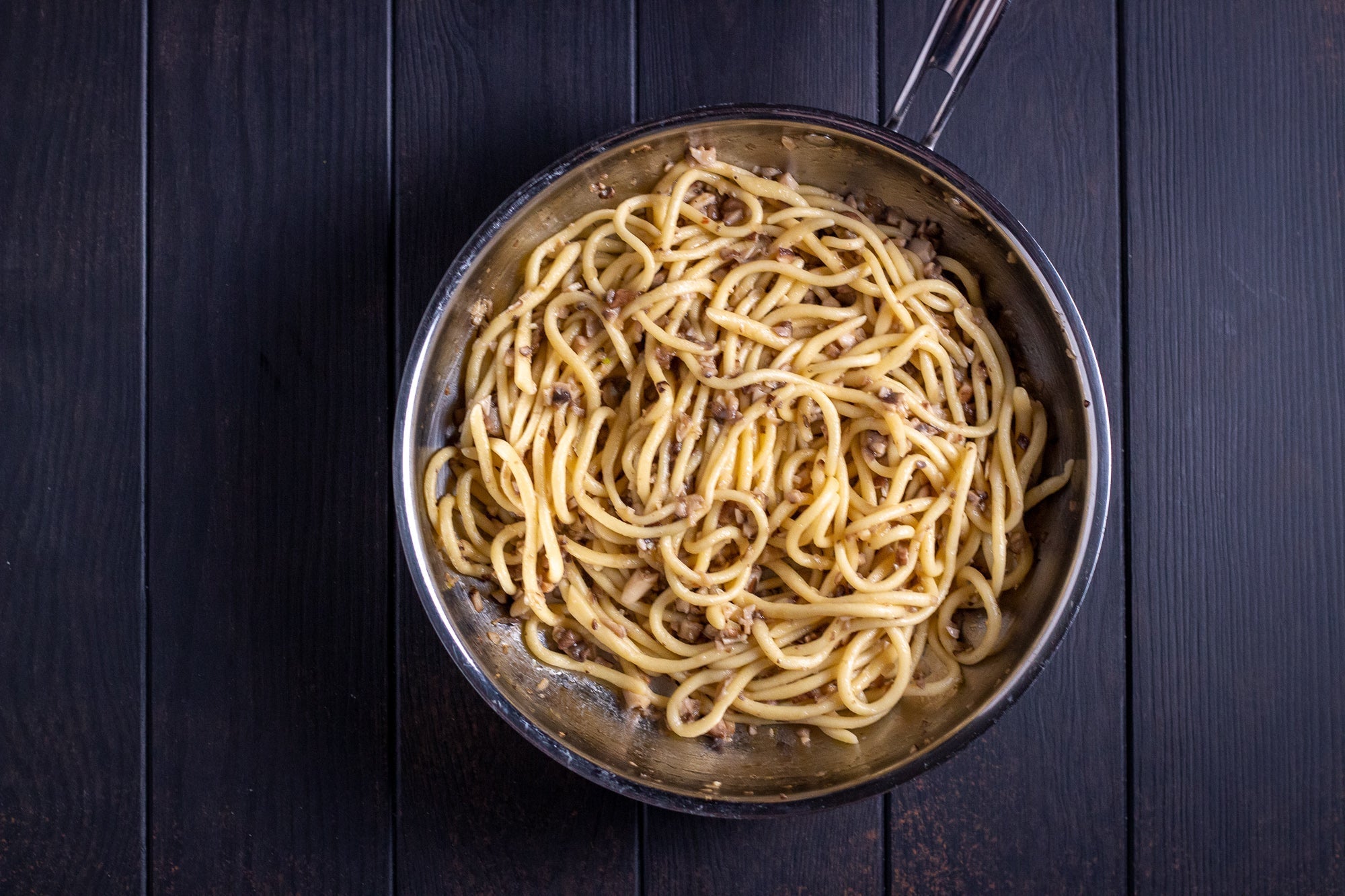 Truffle Mushroom Pici Pasta - q.b. cucina