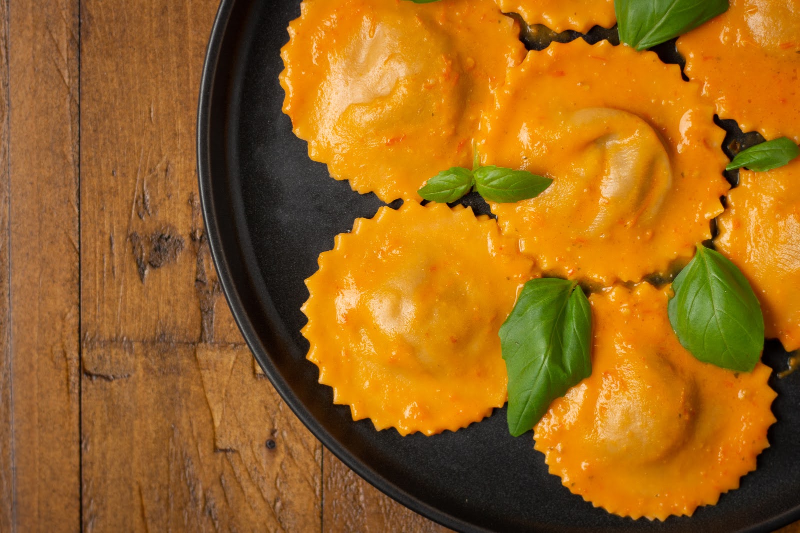 Tomato Eggplant Ravioli - q.b. cucina