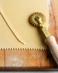 Fluted Brass Pasta Wheel