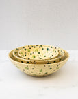 Cortona Splatterware Nesting Bowl Set