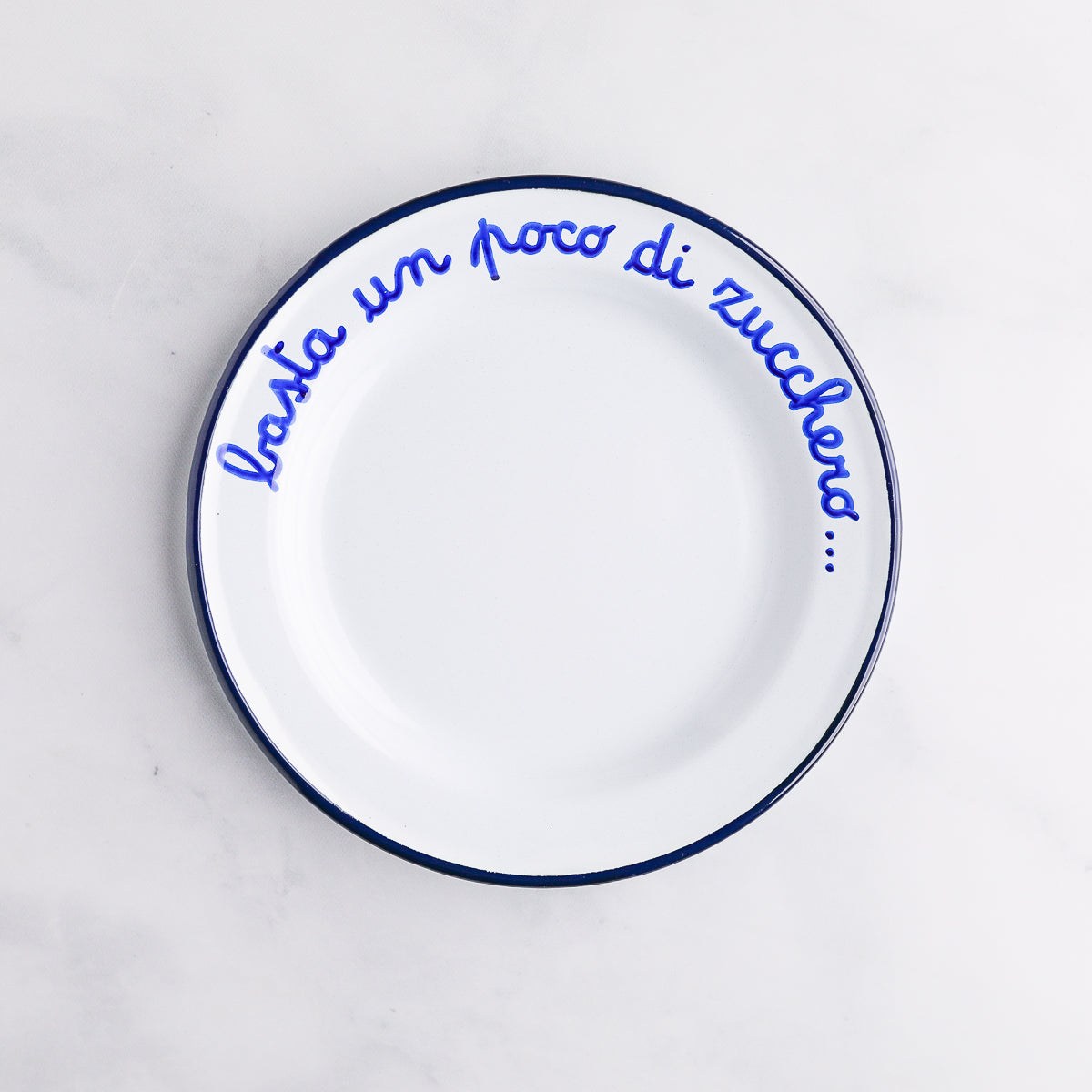 Italian Phrase Dessert Plates