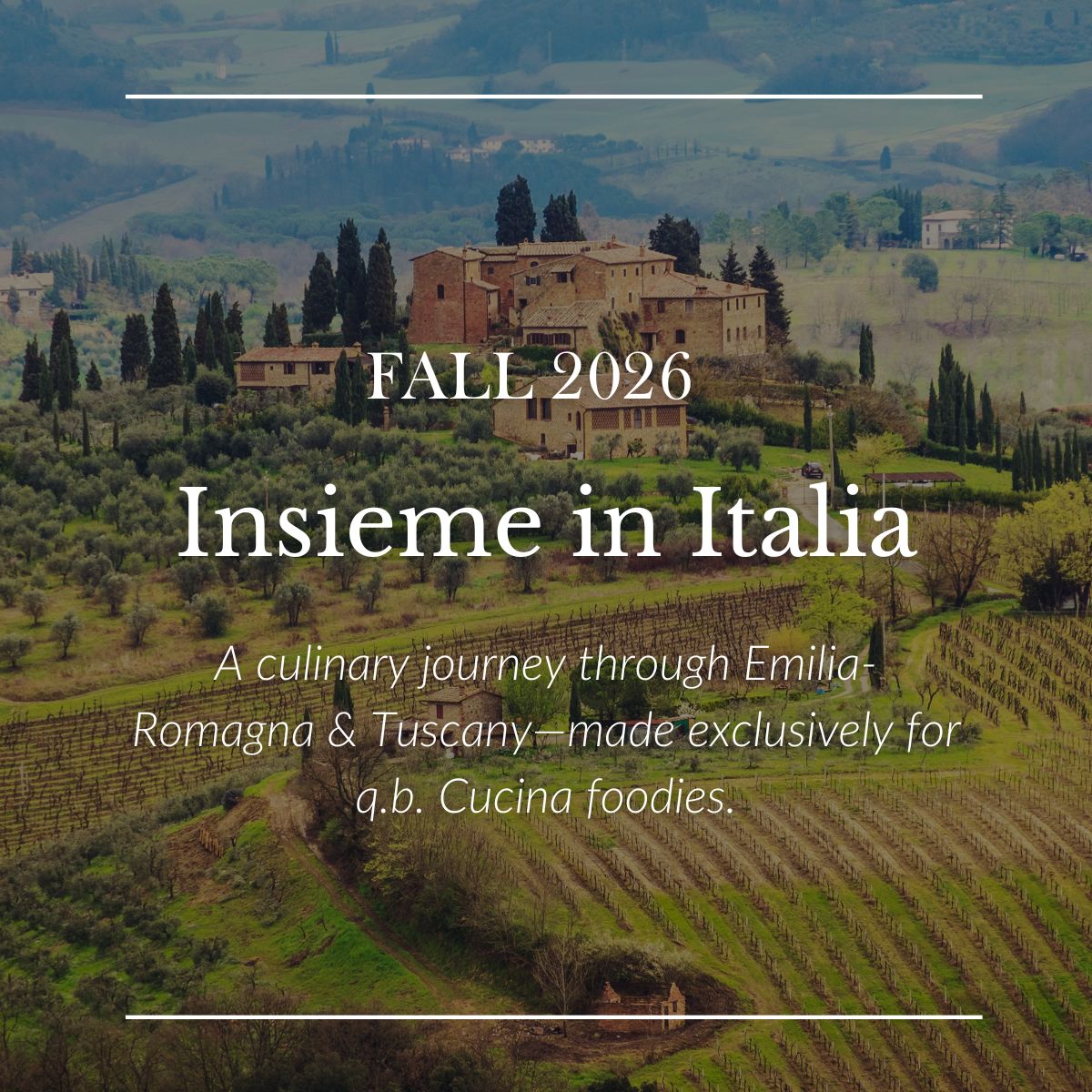Insieme in Italia: Fall 2026