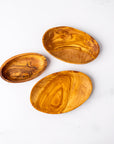 Petite Olive Wood Nesting Bowls