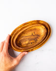 Petite Olive Wood Nesting Bowls