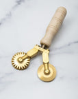 Dual Brass Pasta Wheel